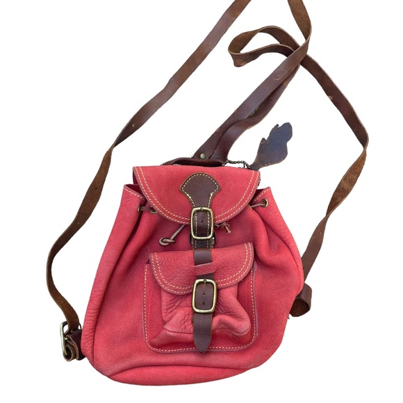 Roots small Vintage Leather Backpack - Picture 7 of 9